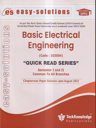 EASY-SOLUTIONS BASIC ELECTRICAL ENGINEERING (F.E. COMMON SEM-I AND II) SPPU