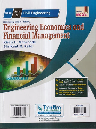 ENGINEERING ECONOMICS AND FINANCIAL MANAGEMENT – Third Year TY Degree Course in Civil Engineering – Semester 5 – SPPU