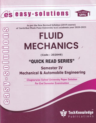 EASY-SOLUTIONS FLUID MECHANICS (MECH/AUTO SEM 4) SPPU