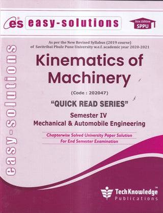 EASY-SOLUTIONS KINEMATICS OF MACHINERY (MECH/AUTO SEM 4) SPPU