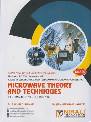 MICROWAVE THEORY AND TECHNIQUES (Program Elective-III (Group A)) – DBATU – Final Year BTech in Electronics and Telecommunication (EXTC) Engineering – Semester 7