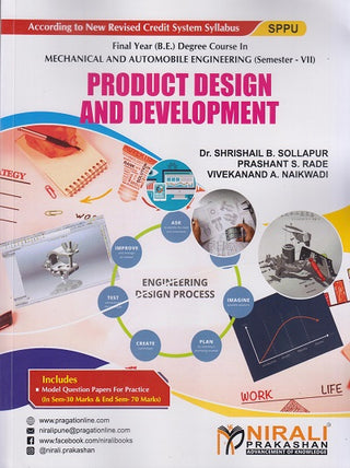 PRODUCT DESIGN AND DEVELOPMENT (Final Year (B.E.) Degree Course In Mechanical & Automobile Engineering – Semester 7)