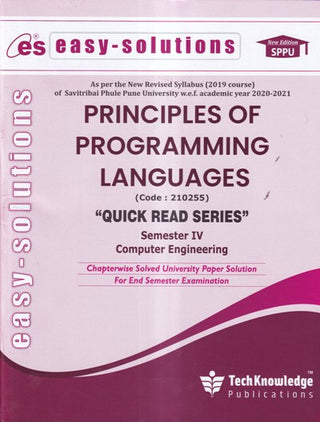 EASY-SOLUTIONS PRINCIPLES OF PROGRAMMING LANGUAGES (COMP. ENGG. SEM 4) SPPU