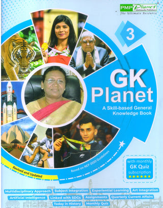GK Planet - A Skill- based General Knowledge Book (Class - 3) Latest Edition - 2023