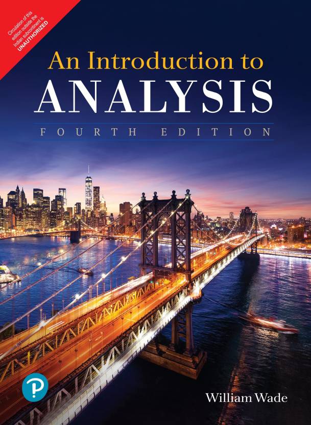 An Introduction to Analysis, 4e – BookStation