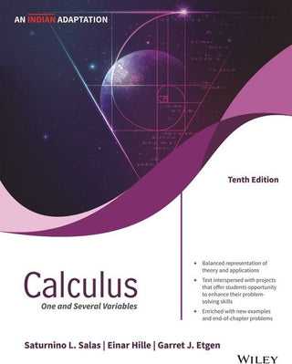 Calculus: One and Several Variables,10ed, An Indian Adaptation