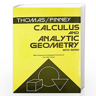 Calculus and Analytic Geometry, 6/e