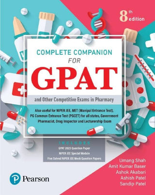 Complete Companion for GPAT and other Competitive Examinations in Pharmacy, 8e