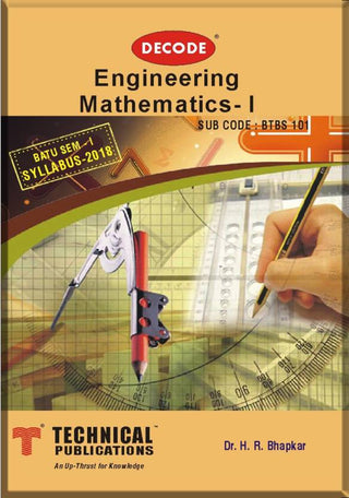DECODE-Engineering Mathematics - I for BATU (SEM-I FE COMMON COURSE-2018)