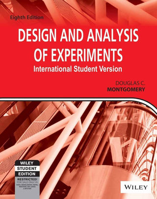 Design and Analysis of Experiments, 8ed, ISV | IM | BS | e