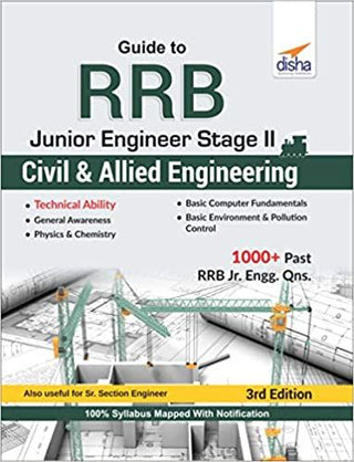 RRB कनिष्ठ अभियंता स्टेज II स्थापत्य आणि संलग्न अभियांत्रिकी 3री आवृत्तीसाठी मार्गदर्शक