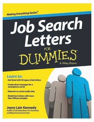Job Search Letters for Dummies