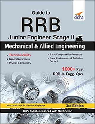 RRB कनिष्ठ अभियंता स्टेज II मेकॅनिकल आणि संलग्न अभियांत्रिकी 3री आवृत्तीसाठी मार्गदर्शक