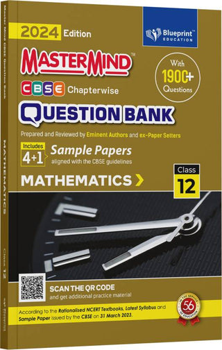 Mathematics Class 12 CBSE question bank 2024 by MasterMind - Class 12 Question Bank 2024