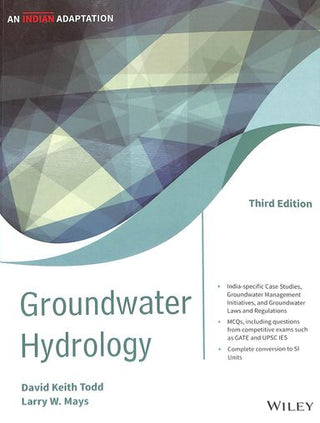 Groundwater Hydrology, 3ed, An Indian Adaptation (Exclusively distributed by CBS Publishers & Distributors) | IM | e