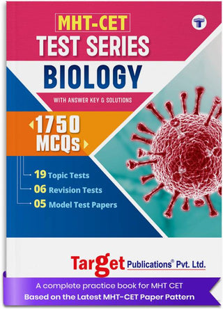 MHT CET Biology Book 2024 | MHT-CET Test Series Biology | 1750 MCQs With Answer & Solutions For Medical Entrance Exam