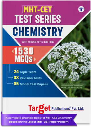 MHT CET Chemistry Test Series Book 2024 | 1530 MCQs With Answer & Solutions | Engineering And Pharmacy Entrance Exam