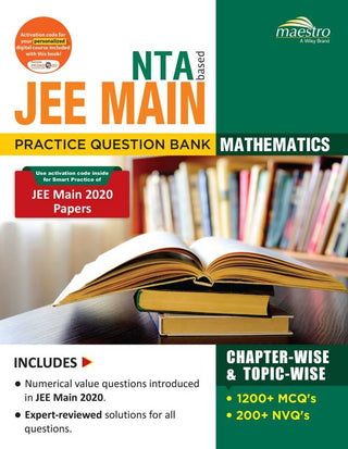 Wiley's NTA based JEE Main Practice Question Bank Chapter-wise & Topic-wise, Mathematics