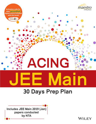 Wiley's Acing JEE Main 30 Days Prep Plan