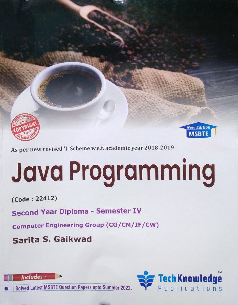 Java Programming : MSBTE S.Y. Diploma Sem 4 Computer Engineering Group ...