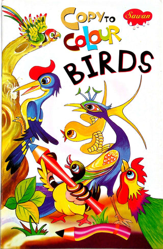 Copy To Colour Birds