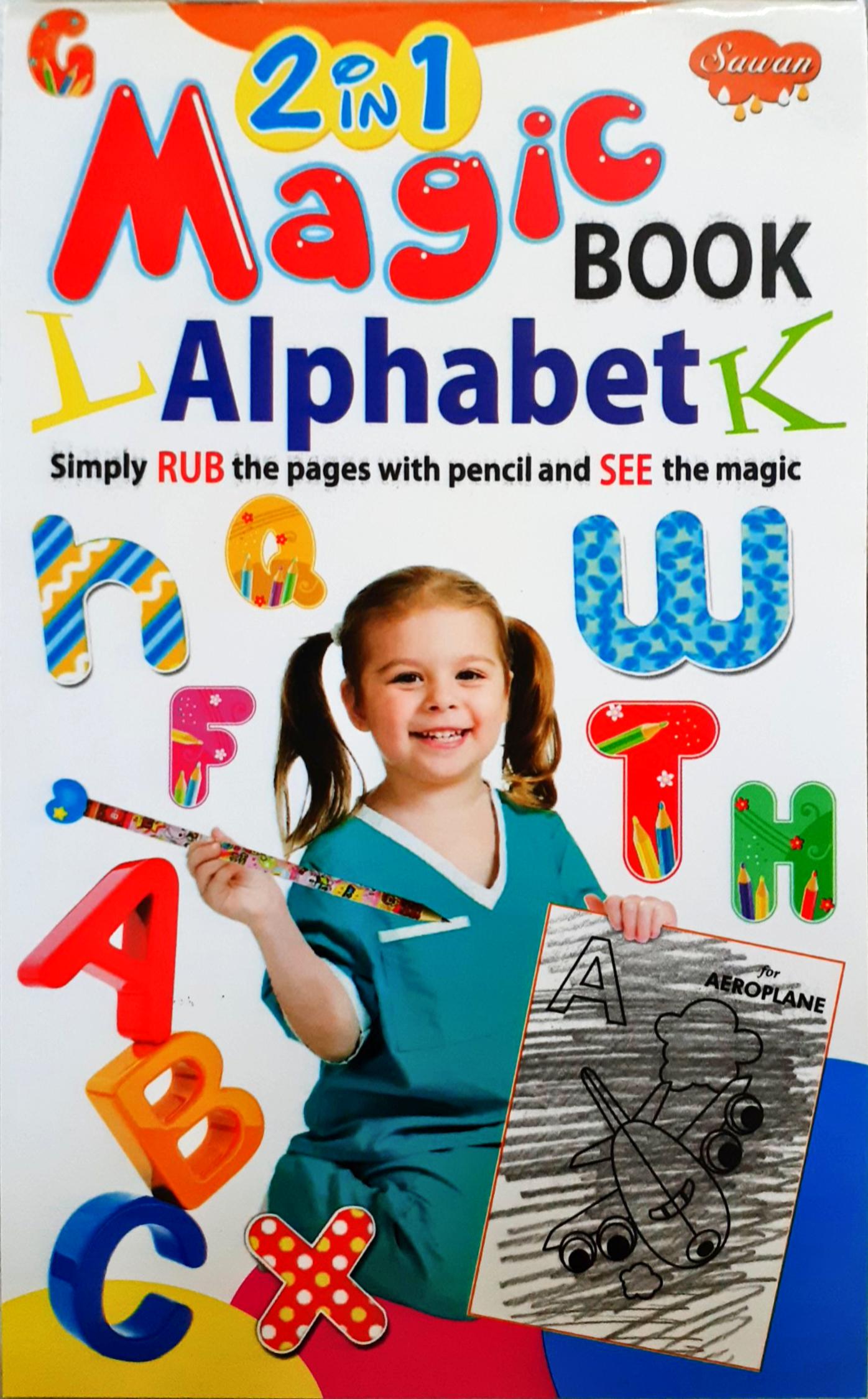 2 In 1 Magic Book Alphabet, Nursery Rhymes – BookStation
