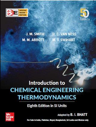 Introduction To Chemical Engineering Thermodynamics (Sie)