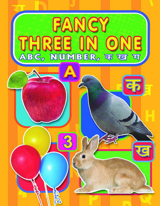 Fancy Three In One ABC, NUMBER, KA KHA GA