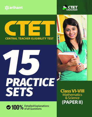 CTET 15 सराव संच इयत्ता सहावी - आठवी गणित आणि विज्ञान (पेपर-II)