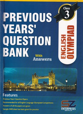 Previous Years' Question Bank With Answers English Olympiad Class 3