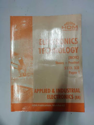 Electronics Technology (Mcvc) Theory + Practical Standard XII - Paper -1