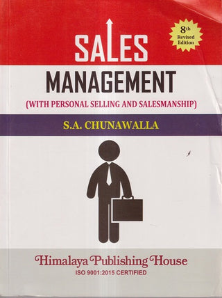 Sales Management (With Personal Selling And Salesmanship)