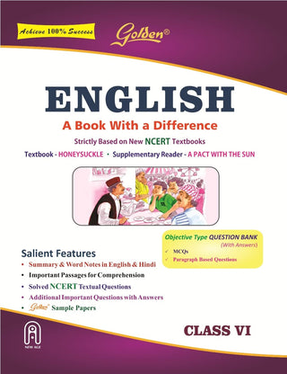 English A Book With A Difference Class VI Strictly Based On New NCERT Textbook