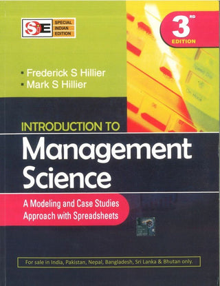 Introduction To Management Science (3rd Edition)