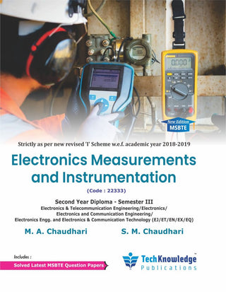 Electronics Measurements And Instrumentation Second Year Diploma Semester III