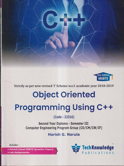 Object Oriented Programming Using C++ Second Year Diploma (Semester II ...