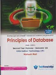 Principles Of Database Second Year Diploma Semester III Information Technology (IF)