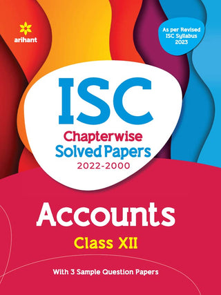 ISC प्रकरणनिहाय सोडवलेले पेपर - खाते वर्ग - बारावी