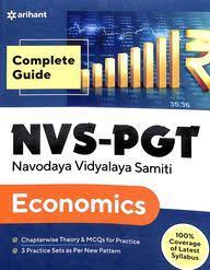 Complete Guide NVS-PGT Navodaya Vidyalaya Samiti Economics