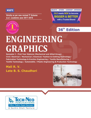 Engineering Graphics For MSBTE  (36th Edition)