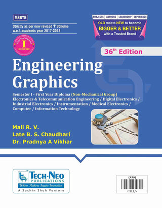 Engineering Graphics For MSBTE (36th Edition)