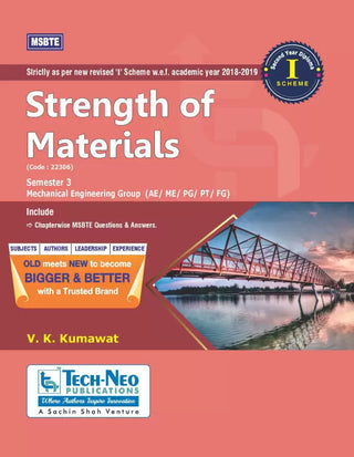 STRENGTH OF MATERIALS For MSBTE (Sem 3)