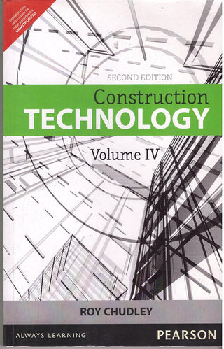 Construction Technology -Volume IV (Second Edition)