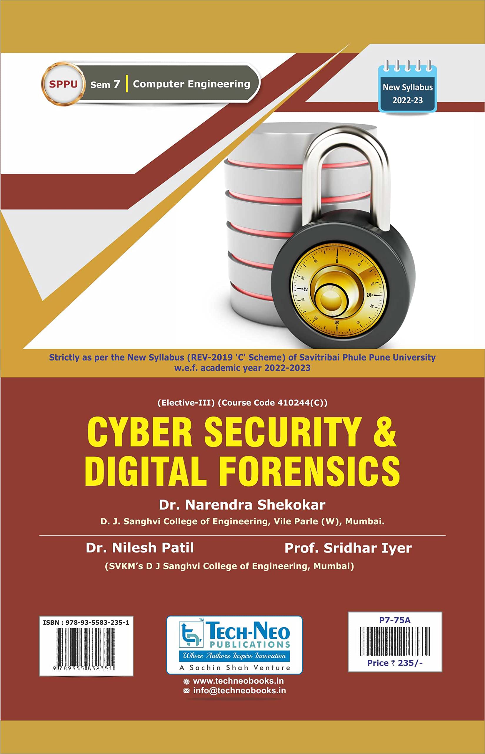 Cyber Security & Digital Forensics SPPU (Sem 7) – BookStation
