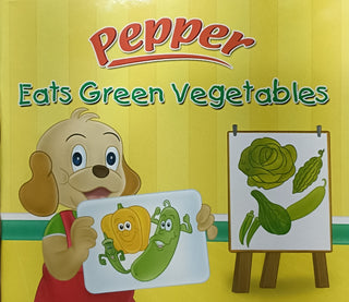 Pepper Eats Green Vegetables
