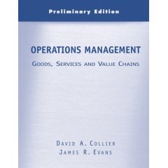 Operations Management : An Integrated Goods And Service Approach