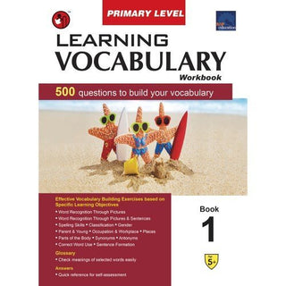 Primary Level Learning Vocabulary Workbook Book 1 Age 5+