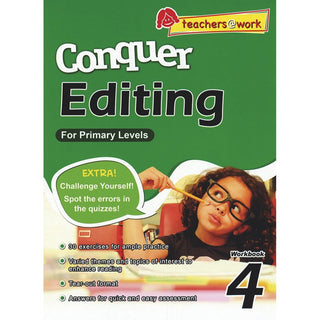 Conquer Editing For Primary Level Workbook - 4