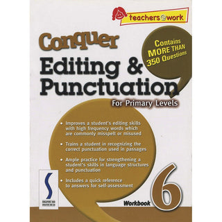 Conquer Editing And Punctuation For Primary Level Workbook 6