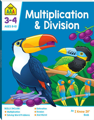 Multiplication & Division 3-4 Ages 8-10
